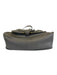 Chloe Gray Grain Leather Gold hardware Rolled Handles Zip Top Bag Gray / L