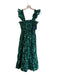 Hill House Size XS Green Cotton Blend Sleeveless All Over Print Maxi Dress Green / XS