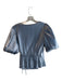 Amanda Uprichard Size Small Blue Polyester Half Balloon Sleeve V Neck Top Blue / Small