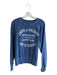 Zadig & Voltaire Size Small Blue & White Cotton Long Sleeve Crew Neck Sweatshirt Blue & White / Small
