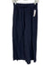 Tibi Size XS Navy & Black Viscose & Acetate Gingham Elastic Waist Wide Leg Pants Navy & Black / XS