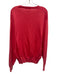 Peter Millar Size L Pink Cotton Blend Solid V Neck Men's Sweater Pink / L