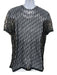 Dior Size XXL Black Viscose All Over Print Men's Short Sleeve Black / XXL