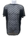 Dior Size XXL Black Viscose All Over Print Men's Short Sleeve Black / XXL
