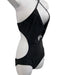 Gucci Size S Black Polymide Blend Rhinestone Cut Out Detail Cross Back Swimsuit Black / S
