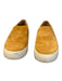 Frye Shoe Size 6.5 Mustard Suede round toe Slip On Flat stretch panels Shoes Mustard / 6.5