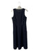 Theory Size 8 Navy Polyester Blend Short Sleeve Back Zip Scoop Neck Dress Navy / 8