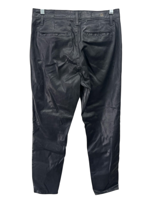 AG Size 27 Black Cotton Coated Jeans Black / 27