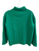 BR Size M Green Cashmere Long Sleeve Knit turtle neck Cropped Sweater Green / M