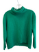 BR Size M Green Cashmere Long Sleeve Knit turtle neck Cropped Sweater Green / M