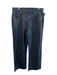 J Crew Size 28 Black Polyurethane High Rise 5 Pocket Zip Fly Wide Leg Pants Black / 28