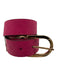 Gucci Hot pink Coated Canvas Gold hardware Round Buckle stitched detail Belts Hot pink / 32