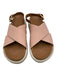 See By Chloe Shoe Size 39 Pink, Brown, White Leather Back Buckle Sandals Pink, Brown, White / 39