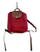 Longchamp Red Nylon Leather Detail Top Zip Inner Pocket Backpack Bag Red / S