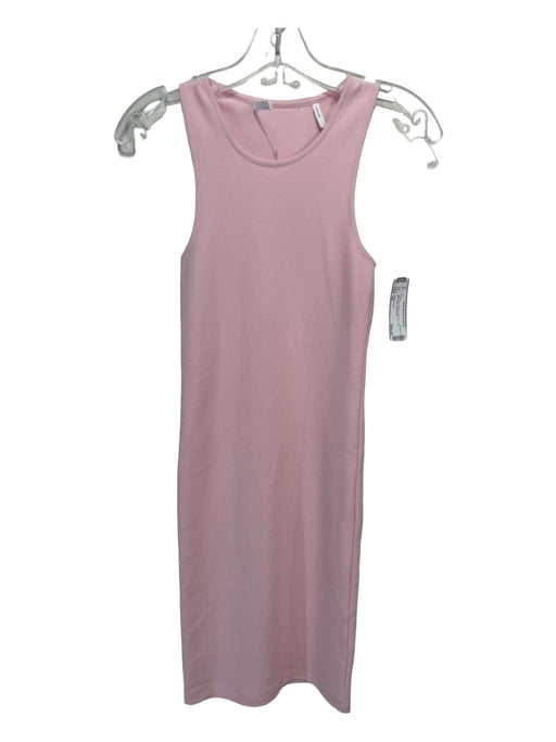 Helmut Lang Size XS Light Pink Modal & Viscose Knit Sleeveless Dress Light Pink / XS