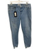 Paige Size 32 Light Wash Cotton Denim Raw Hem Mid Rise Crop Jeans Light Wash / 32