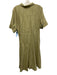 Lauren Ralph Lauren Size 16 Sage green Linen Short Sleeve Knot Detail Dress Sage green / 16