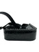 Carmen Sol Black Rubber Crossbody Strap Rock Studs Magnetic Close Saddle Bag Bag Black