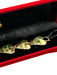 Jean-Charles Boisset Gold & Green Metal Heart Cut Heart Chain Bracelet Gold & Green