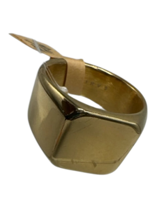 Sahira Gold 18k Gold Plated Chunky Signet Ring Gold