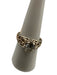 Silver & Clear 925 Silver Cubic Zirconia Filigree Center Stone Ring Silver & Clear