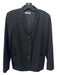 Jil Sander Size 36 Black Silk Collared Front Pockets 3 Buttons Blazer Jacket Black / 36