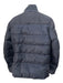 Moncler Size M Navy Polyamide Puffer Pockets Zip Up Jacket Navy / M