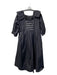 N by Nancy Size 2XL Black Cotton Blend Half Sleeve Square Neck Dress Black / 2XL