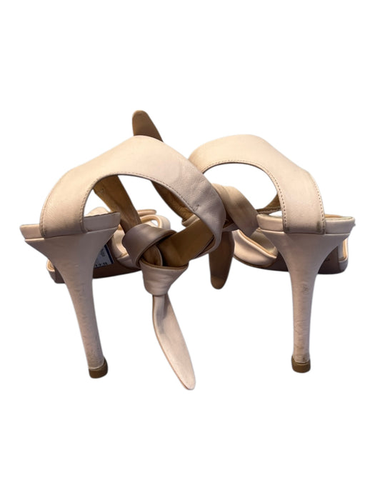 Burberry Shoe Size 41.5 Baby Pink Leather open toe Tie Ankle Tie Detail Shoes Baby Pink / 41.5