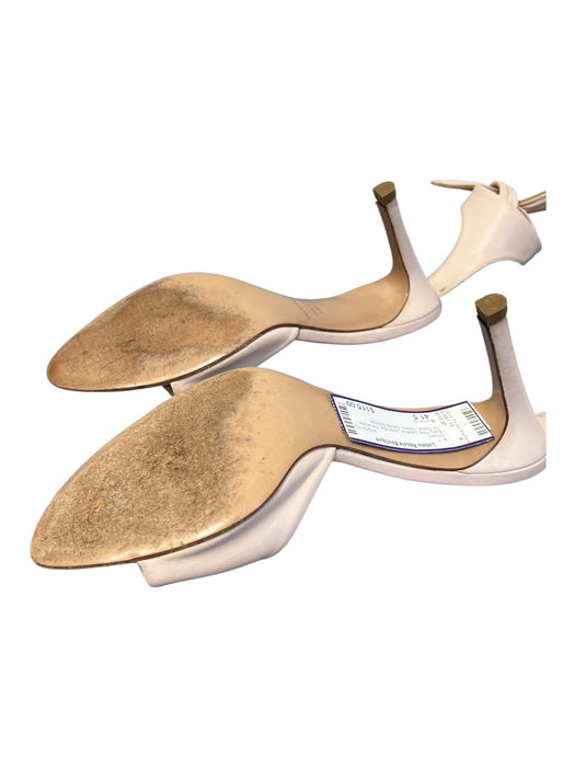 Burberry Shoe Size 41.5 Baby Pink Leather open toe Tie Ankle Tie Detail Shoes Baby Pink / 41.5