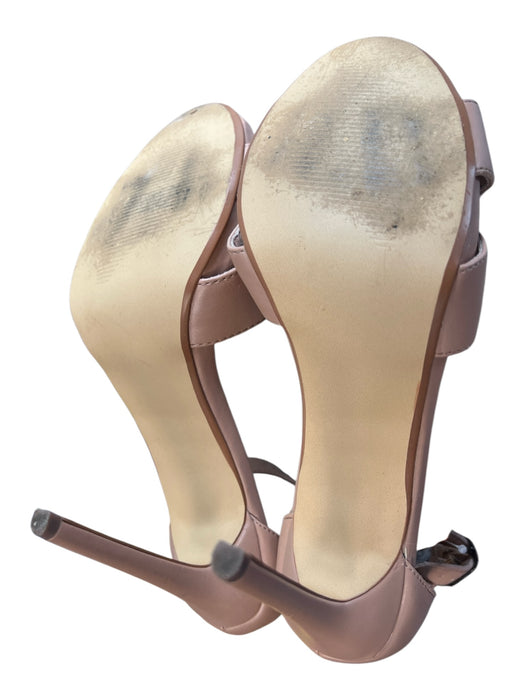 Steve Madden Shoe Size 10 Brown Leather Upper Rubber Open Oval Ankle Shoes Brown / 10