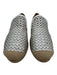 Stuart Weitzman Shoe Size 10 Silver, White, Beige Leather Glitter Flats Silver, White, Beige / 10
