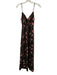 More To Come Size XS Brown & Multi Polyester Sleeveless Floral Print Dress Brown & Multi / XS