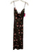 More To Come Size XS Brown & Multi Polyester Sleeveless Floral Print Dress Brown & Multi / XS