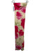 Princess Polly Size 2 Cream & pink Rayon & Cotton Strapless Back Zip Maxi Dress Cream & pink / 2