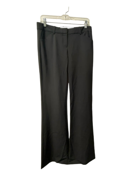 Theory Size 2 Black Wool Mid Rise zip fly 4 Pocket Straight Leg Pants Black / 2