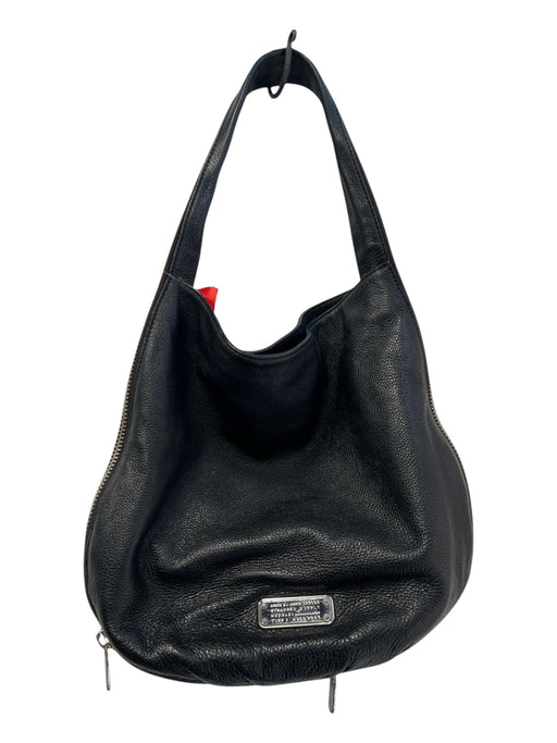 Marc By Marc Jacobs Black Leather Bucket Zip Detail One Shoulder Bag Black / M