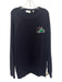 Lacoste Size 4XL Navy Wool Ribbed Crew Men's Sweater Navy / 4XL