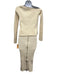 Zara Size S White Polyester Long Sleeve Knit Elastic Waist Skirt Set White / S