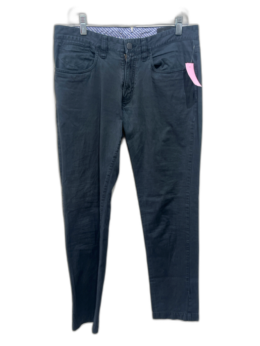 Saks Fifth Ave Size 32 Dark Gray Cotton Blend Solid Khakis Men's Pants Dark Gray / 32