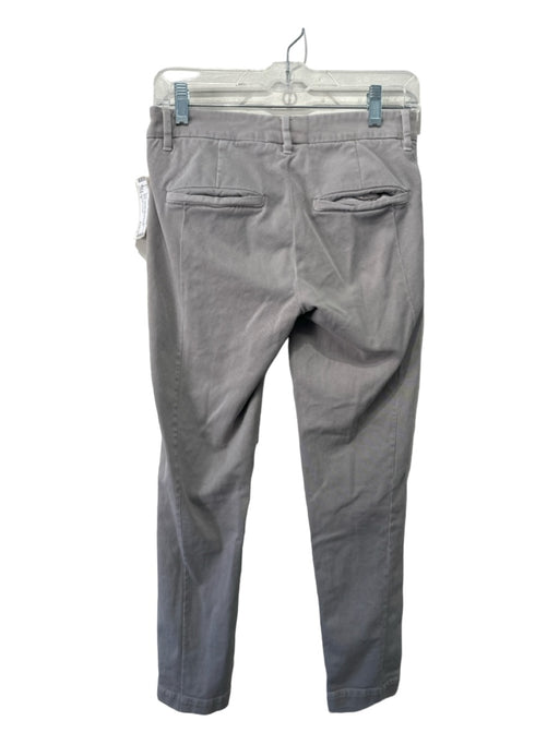 Brunello Cucinelli Size 2 Gray Cotton Blend Low Rise Skinny Pockets Pants Gray / 2