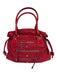Tods Red Nylon Zippers 2 handles Bucket Bag Red / M