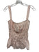 S'edge Size Small Pale Pink Cotton Blend Sleeveless Elastic Gathered Top Pale Pink / Small