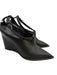 Brunello Cucinelli Shoe Size 37 Black Leather Pointed Toe Monili Wedges Black / 37