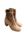 Tory Burch Shoe Size 7 Camel Leather Suede Almond Toe Block Heel Boots Camel / 7