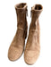 Tory Burch Shoe Size 7 Camel Leather Suede Almond Toe Block Heel Boots Camel / 7