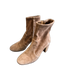 Tory Burch Shoe Size 7 Camel Leather Suede Almond Toe Block Heel Boots Camel / 7