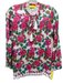 Roller Rabbit Size XS Pink, Green, Red Cotton Long Sleeve Floral Tassels Top Pink, Green, Red / XS