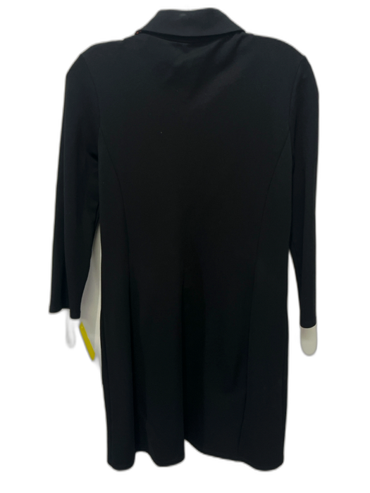 Jude Connally Size Small Black & Multi Rayon Blend Long Sleeve Half Button Dress Black & Multi / Small