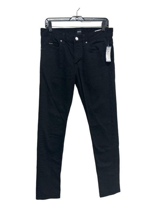 Boss Hugo Boss Size 31 Black Cotton Solid Zip Fly Jean Men's Pants 31